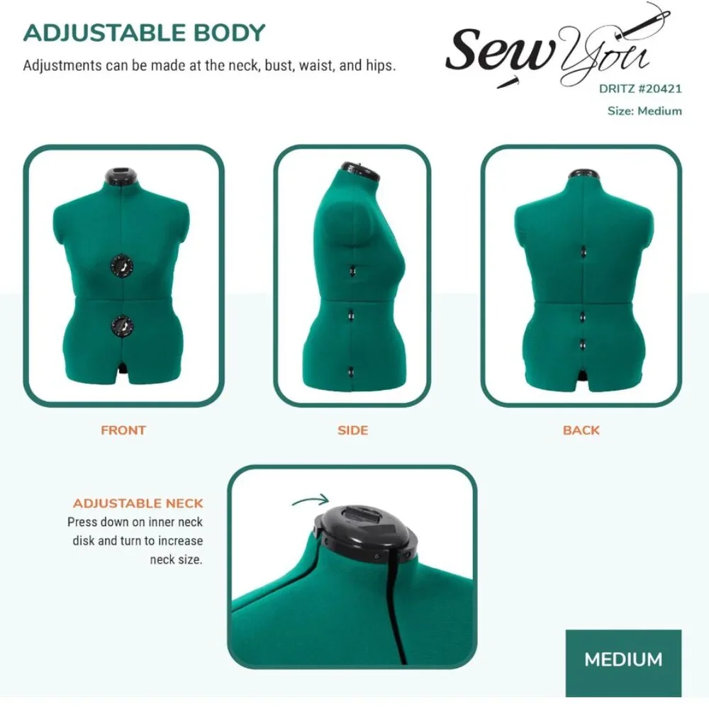 Adjustable Dress Form M/L (Sizes US 12-18) - Picture 3 of 3